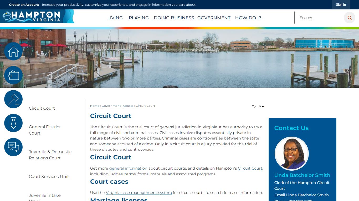 Circuit Court | Hampton, VA - Official Website